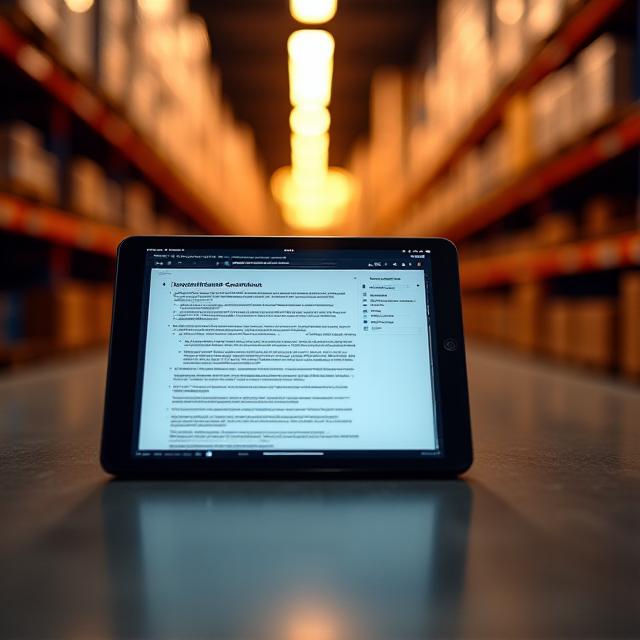 Logistics contract visualization